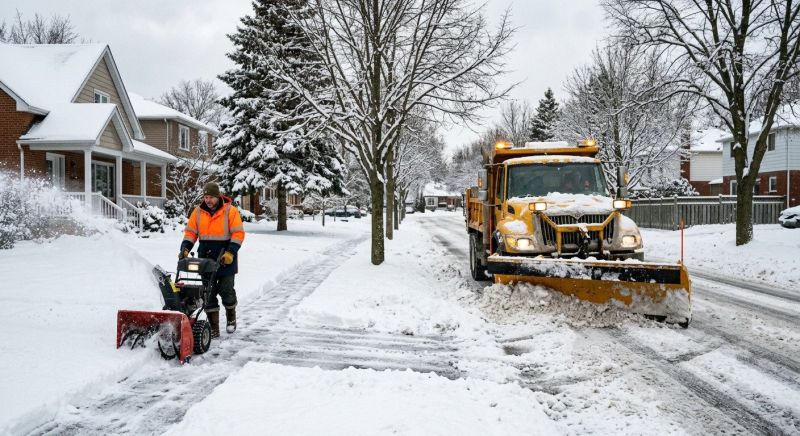 Residential Snow Plowing in Brooklyn, NY