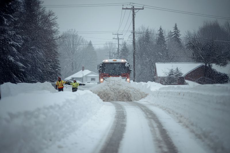 Driveway Snow Plowing