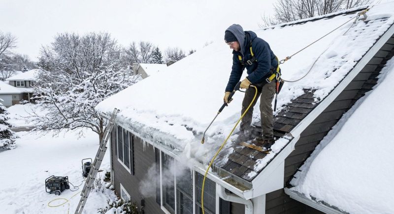 Ice Dam Removal in Bellevue, WA