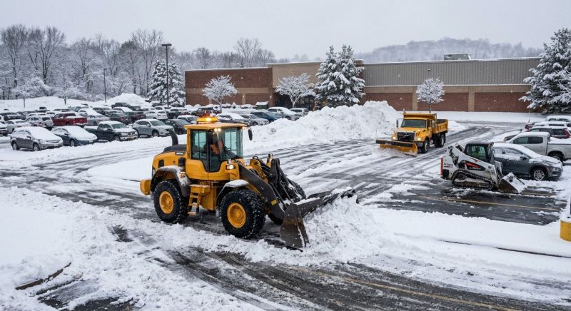 Parking Area Snow Removal in Long Island, NY