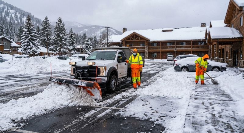 Parking Area Snow Removal in Long Island, NY
