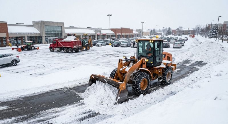 Parking Lot Snow Plowing in Brooklyn, NY
