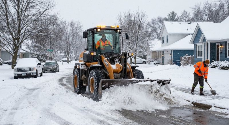 Road Snow Plowing in Brooklyn, NY