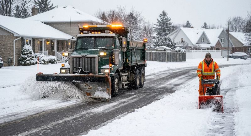 Road Snow Plowing in Brooklyn, NY