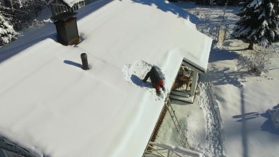 Roof Snow Raking