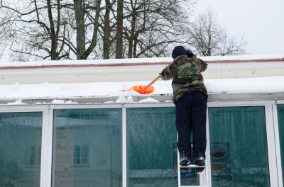 Roof Snow Raking in Long Island, NY