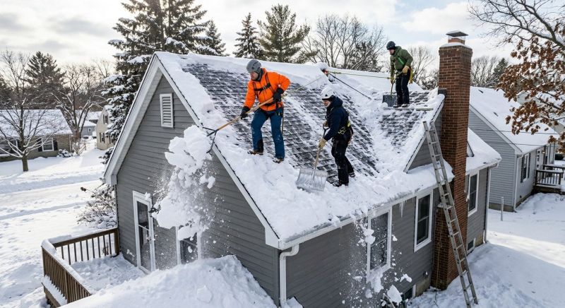 Roof Snow Removal in New York, NY